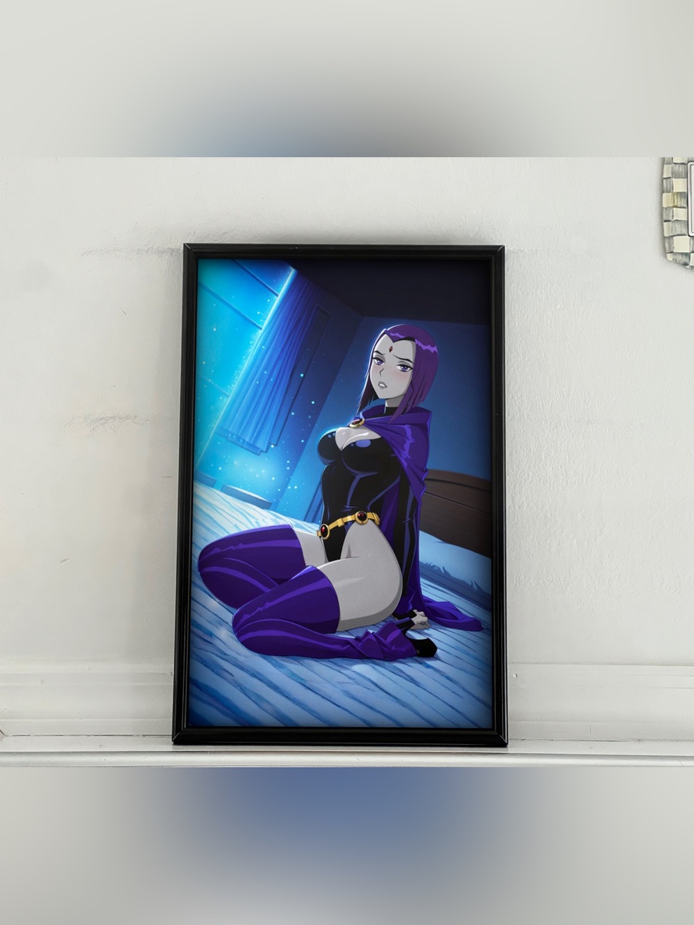 Teen Titans Raven Art pinup girl Poster